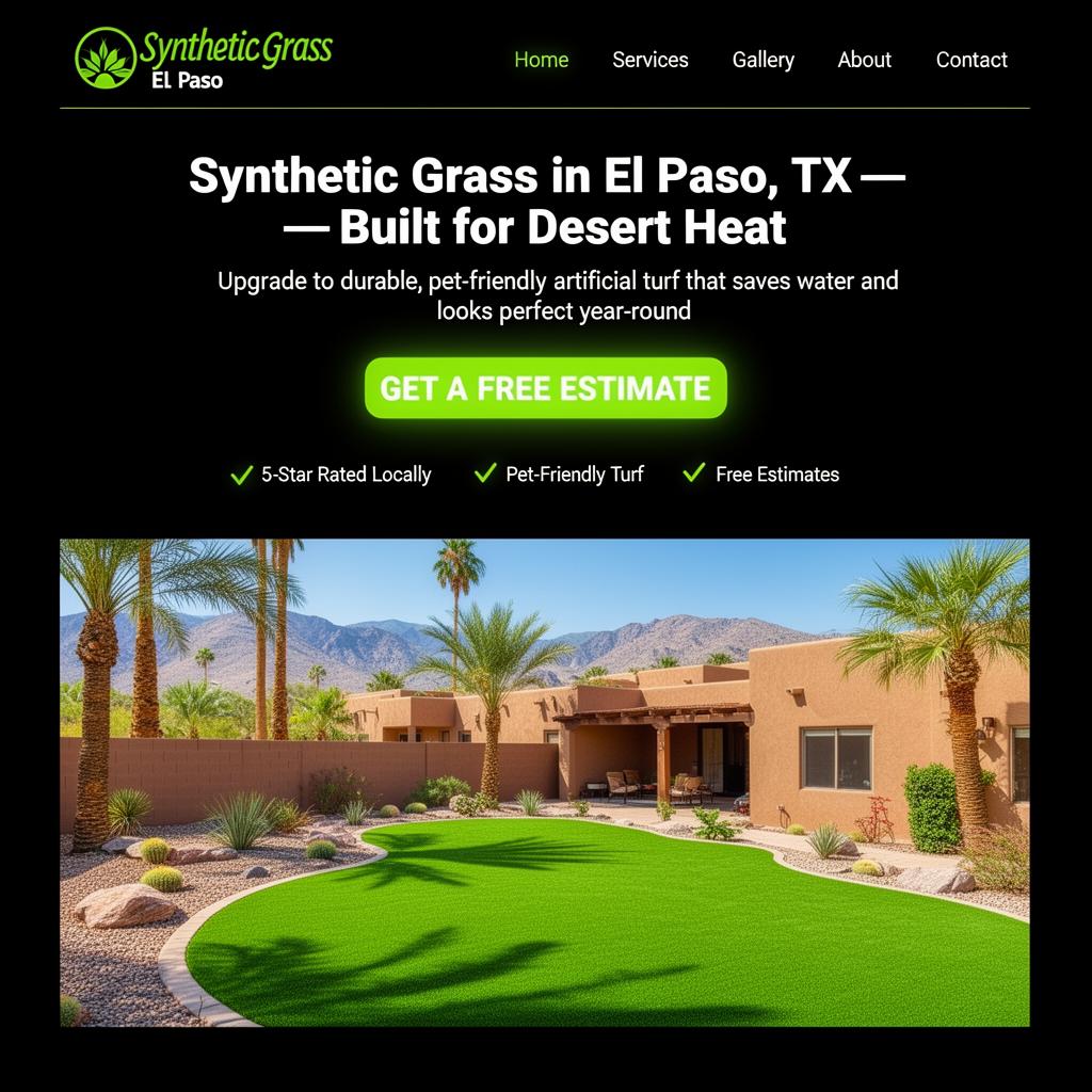 Synthetic Grass El Paso